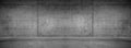 Dark Concrete Wall Panorama Wide Modern Background Texture Royalty Free Stock Photo