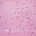 Dark confetti falling pink background. High quality and resolution beautiful photo concept Royalty Free Stock Photo