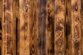 Burnt wooden plank wall texture background Royalty Free Stock Photo