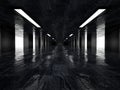 Dark corridor, 3D