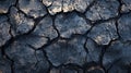 Dark Cracked Earth Texture Background Image Royalty Free Stock Photo