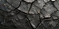 Dark Cracked Earth Texture - Drought and Desertification Concept Royalty Free Stock Photo