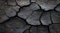Dark Cracked Earth Texture Showing Drought Royalty Free Stock Photo