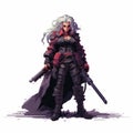 Dark Crimson Anime Character: Snes Jrpg Boss Enemy