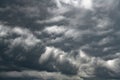 Dark cumulonimbus clouds bringing rain Royalty Free Stock Photo