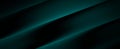 Dark cyan color abstract background for wide banner