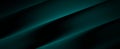 Dark cyan color abstract background for wide banner