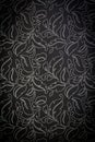 Dark damask seamless floral pattern background