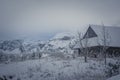 Dark December day in High Tatras