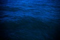 dark deep blue sea water surface background. Backdrop design for art work or add text message Royalty Free Stock Photo