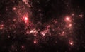 Dark deep space starfield