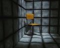 Padded Cell And Empty Chair Royalty Free Stock Photo