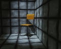 Padded Cell And Empty Chair Royalty Free Stock Photo