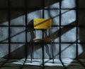 Padded Cell And Empty Chair Royalty Free Stock Photo