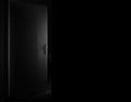 Dark door leading to light