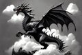 The Dark Dragon on cloud