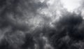 Dark dramatic storm background with gray and black clouds Royalty Free Stock Photo