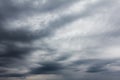 Dark, dreary and depressing autumn sky background Royalty Free Stock Photo