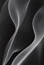 Dark dynamic wallpaper featuring a smoky gray to deep black gradient enhanced with fine-grain noise.
