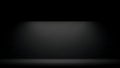 Dark Empty Room with Subtle Spotlight and Gradient Background Royalty Free Stock Photo