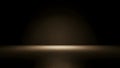 Dark empty stage with warm spotlight and reflective floor Royalty Free Stock Photo