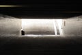 Dark Empty Underground Passage (Subway) Royalty Free Stock Photo