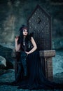 Dark evil queen Royalty Free Stock Photo