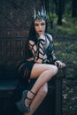 Dark evil queen Royalty Free Stock Photo