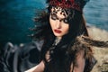 Dark evil queen Royalty Free Stock Photo