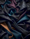 Dark Fabric Pile