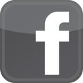 Dark facebook icon