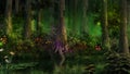 Dark fairytale forest