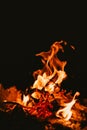 Dark and Fiery Royalty Free Stock Photo