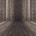 Dark floor wood plank wall texture background Royalty Free Stock Photo