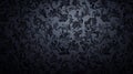 Dark floral pattern creating a luxurious and elegant background Royalty Free Stock Photo