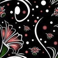 Dark Flower Pattern