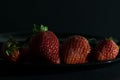 Dark food strawberry