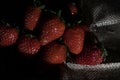 Dark food strawberry