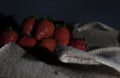 Dark food strawberry