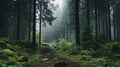 Enchanting European Forest: A Captivating Blend Of Nature And Fantasy