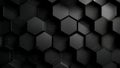 Dark Geometric Patterns Minimal, repeating geometric shapes in monochrome. Royalty Free Stock Photo