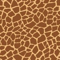 Dark giraffe animal print vector pattern