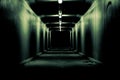 Creepy dark tunnel to nowhere Royalty Free Stock Photo