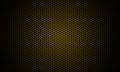 Dark gold background. Dark hexagon carbon fiber texture. Golden honeycomb metal texture steel background. Royalty Free Stock Photo