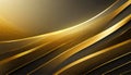 Dark gold elegance abstract luxury backdrop. AI generated