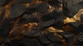 dark gold rock texture