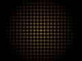 Dark golden mesh circle background pattern shadow