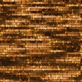 Dark golden shiny sequined texture Royalty Free Stock Photo