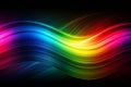 Dark Grainy Color Gradient Wave Background Royalty Free Stock Photo