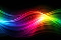 Dark Grainy Color Gradient Wave Background Royalty Free Stock Photo